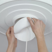 Cable Cup Ceiling Rose Vit Milljö 3