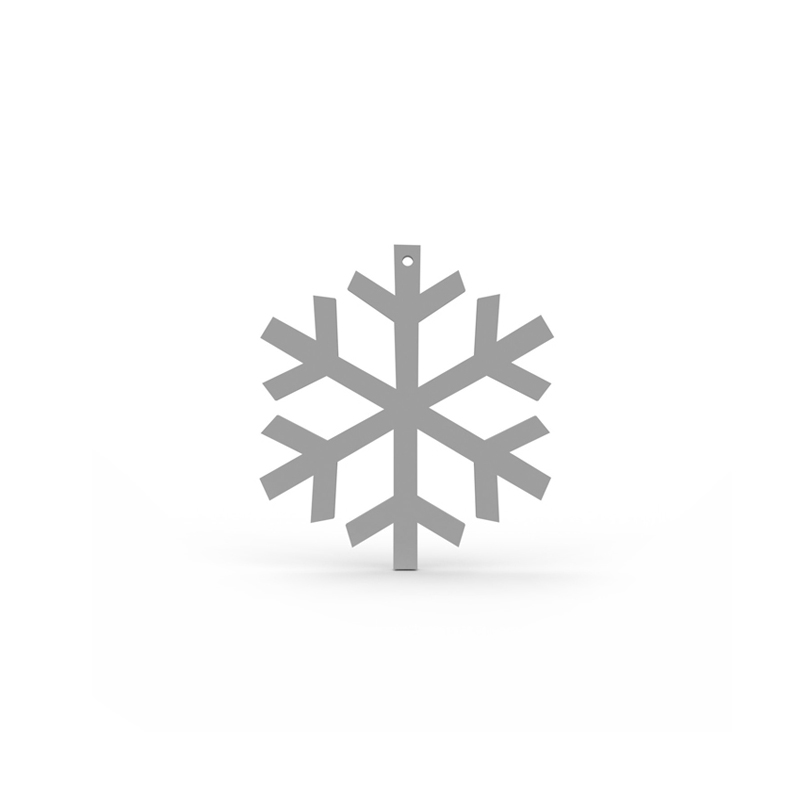 Cooee Design Snowflake Grey 2-pack