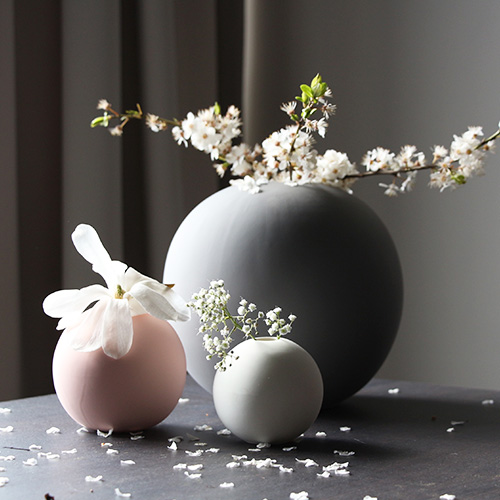 Cooee Design Ball Vase 10cm White Miljö 2
