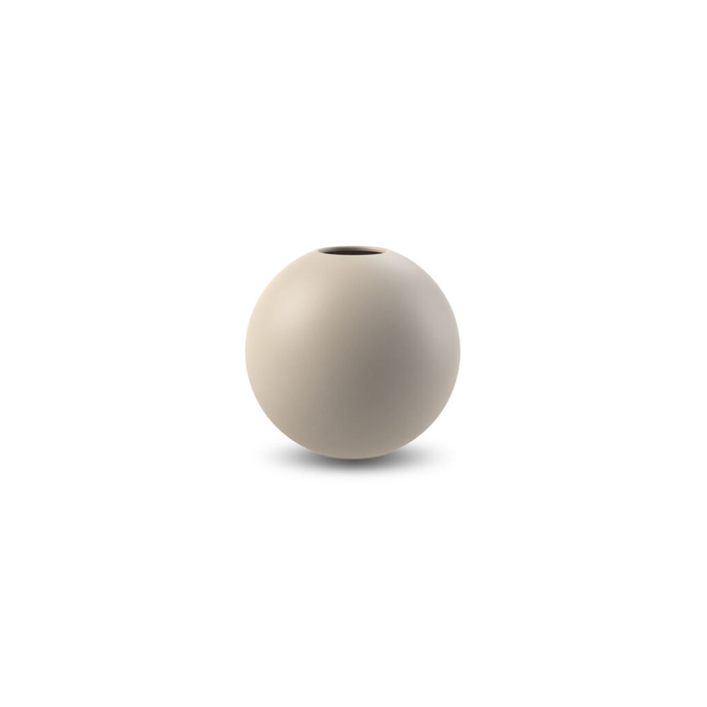 Cooee Design Ball Vase 10cm Sand Sävedalens Belysning
